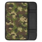 Classic Green Camouflage Print Car Center Console Cover