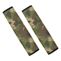Classic Green Camouflage Print Car Seat Belt Covers