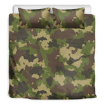 Classic Green Camouflage Print Duvet Cover Bedding Set