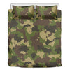 Classic Green Camouflage Print Duvet Cover Bedding Set