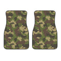 Classic Green Camouflage Print Front Car Floor Mats