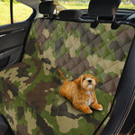 Classic Green Camouflage Print Pet Car Back Seat Cover