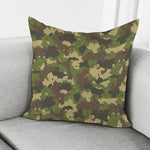 Classic Green Camouflage Print Pillow Cover