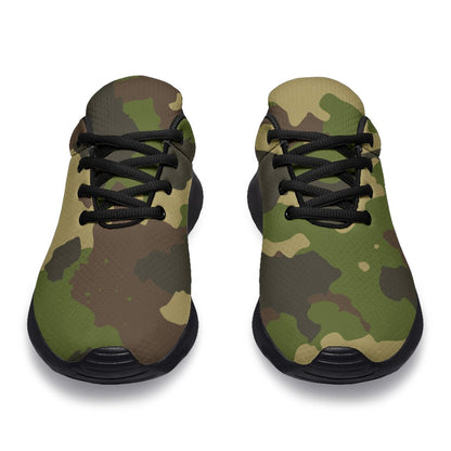 Classic Green Camouflage Print Sport Shoes GearFrost