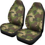 Classic Green Camouflage Print Universal Fit Car Seat Covers