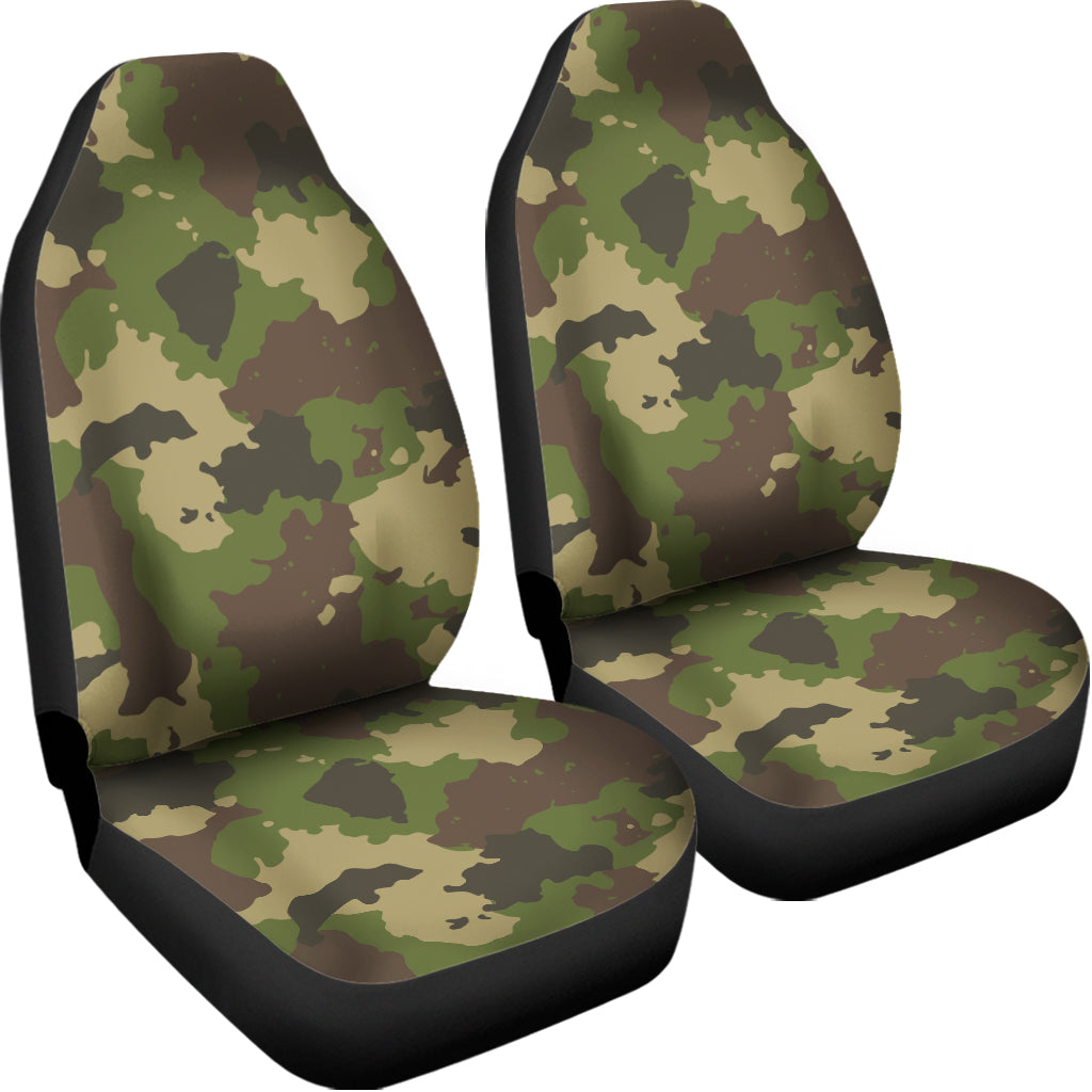 Classic Green Camouflage Print Universal Fit Car Seat Covers