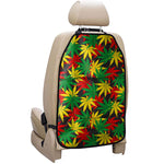 Classic Hemp Leaves Reggae Pattern Print Car Seat Organizers