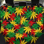Classic Hemp Leaves Reggae Pattern Print Pet Car Back Seat Cover