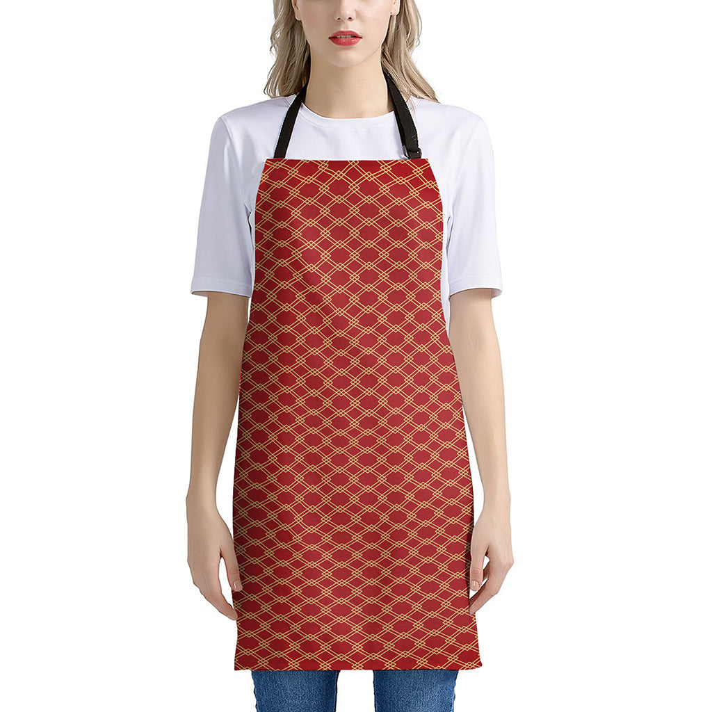 Classic Japanese Pattern Print Apron