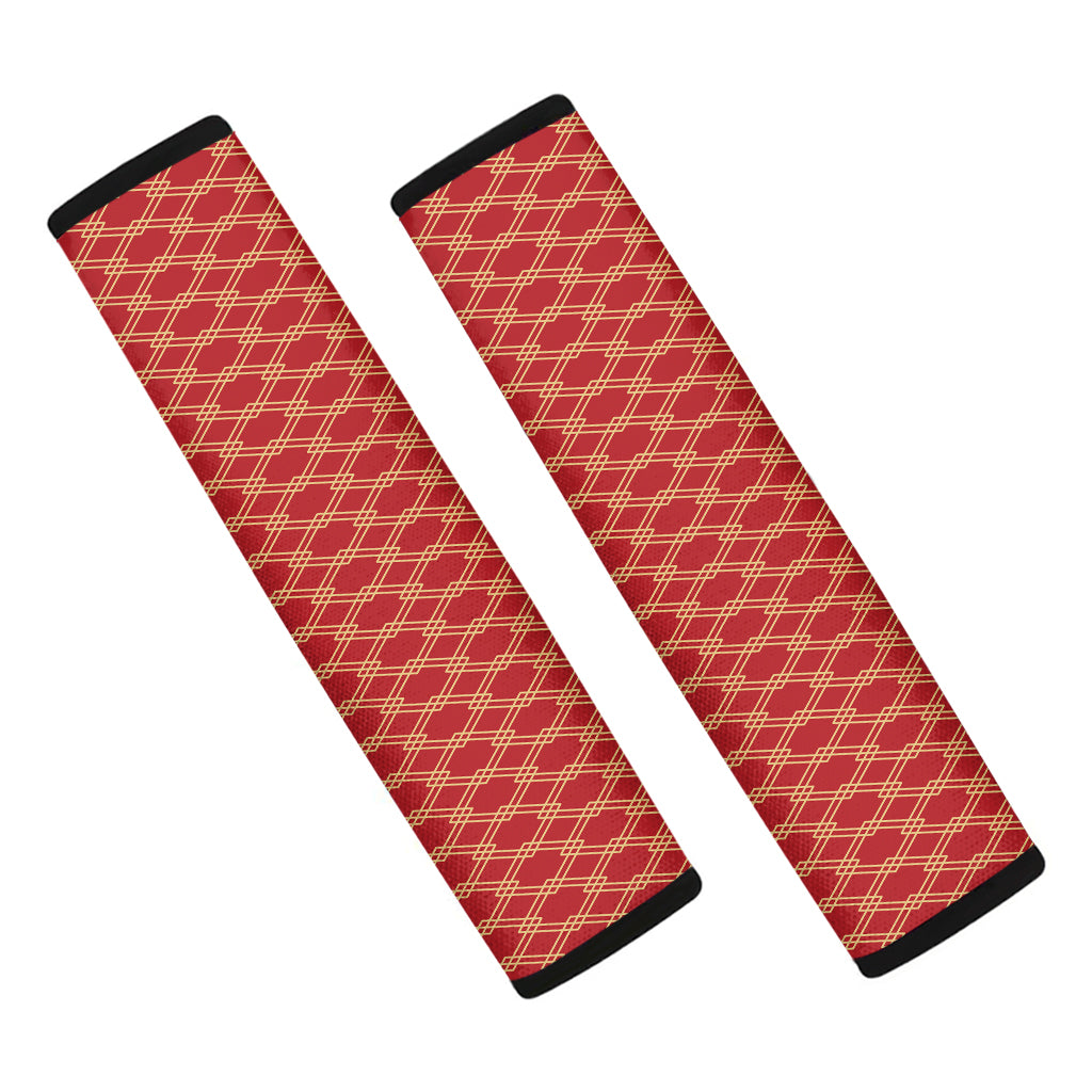 Classic Japanese Pattern Print Car Seat Belt Covers