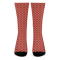 Classic Japanese Pattern Print Crew Socks