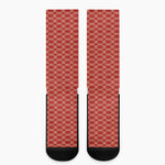 Classic Japanese Pattern Print Crew Socks