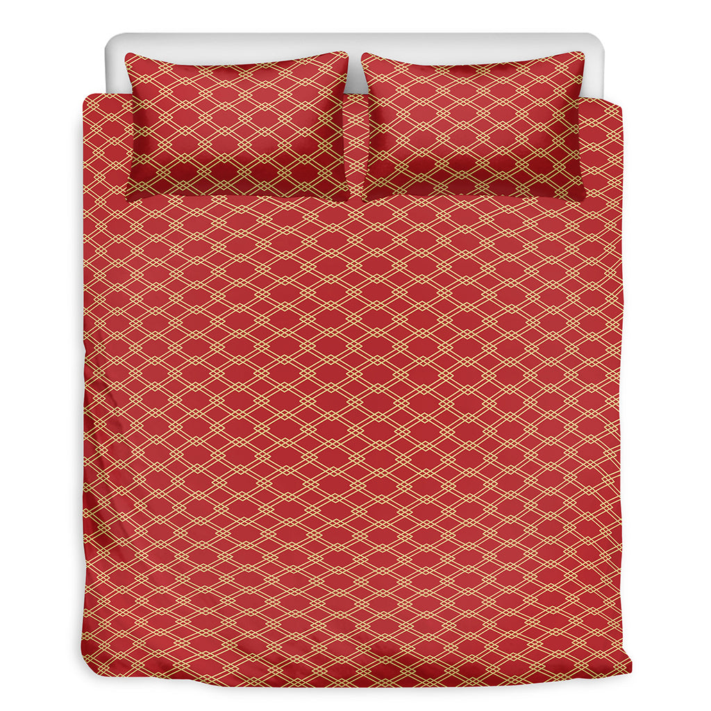 Classic Japanese Pattern Print Duvet Cover Bedding Set