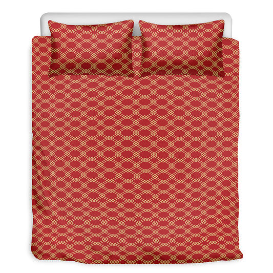 Classic Japanese Pattern Print Duvet Cover Bedding Set