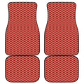 Classic Japanese Pattern Print Front and Back Car Floor Mats