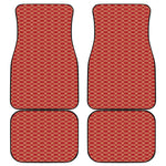 Classic Japanese Pattern Print Front and Back Car Floor Mats