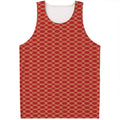 Classic Japanese Pattern Print Men's Tank Top