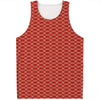 Classic Japanese Pattern Print Men's Tank Top