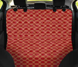 Classic Japanese Pattern Print Pet Car Back Seat Cover