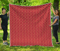 Classic Japanese Pattern Print Quilt