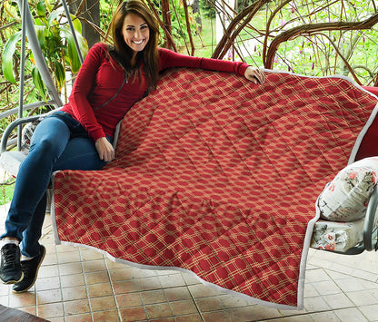 Classic Japanese Pattern Print Quilt