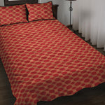 Classic Japanese Pattern Print Quilt Bed Set