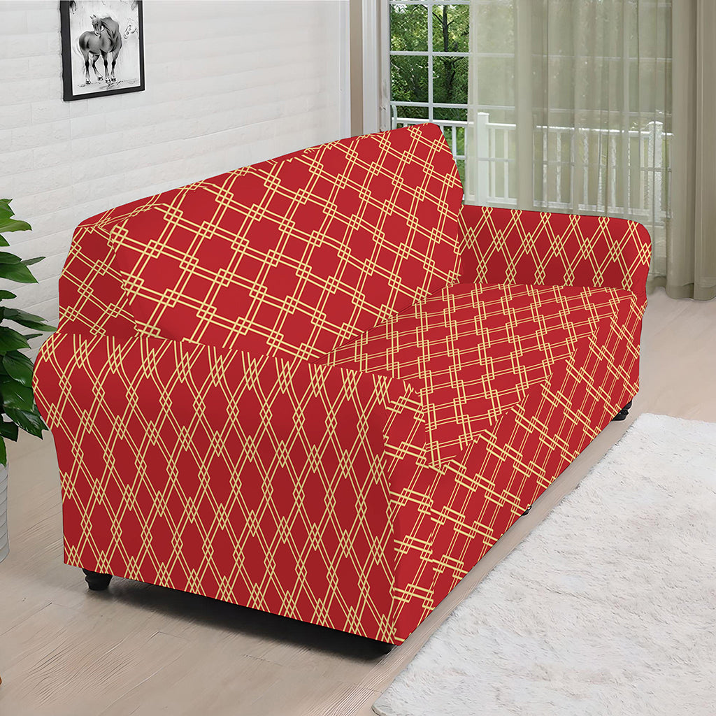 Classic Japanese Pattern Print Sofa Cover