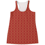 Classic Japanese Pattern Print Women's Racerback Tank Top