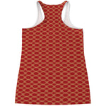 Classic Japanese Pattern Print Women's Racerback Tank Top