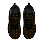 Classic Orthodox Pattern Print Black Sneakers