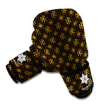 Classic Orthodox Pattern Print Boxing Gloves