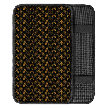 Classic Orthodox Pattern Print Car Center Console Cover