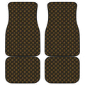 Classic Orthodox Pattern Print Front and Back Car Floor Mats