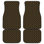 Classic Orthodox Pattern Print Front and Back Car Floor Mats