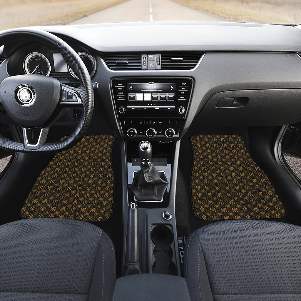 Classic Orthodox Pattern Print Front Car Floor Mats