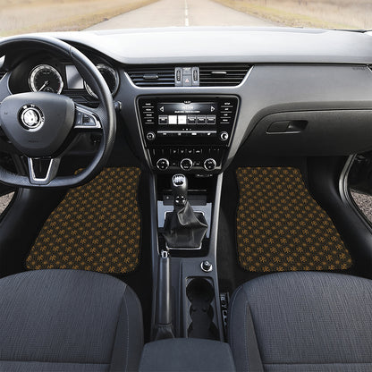 Classic Orthodox Pattern Print Front Car Floor Mats