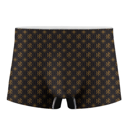 Classic Orthodox Pattern Print Men's Boxer Briefs