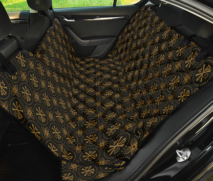 Classic Orthodox Pattern Print Pet Car Back Seat Cover