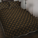 Classic Orthodox Pattern Print Quilt Bed Set