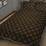 Classic Orthodox Pattern Print Quilt Bed Set