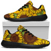 Classic Vintage Sunflower Pattern Print Sport Shoes GearFrost