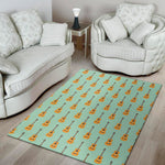 Classical Guitar Pattern Print Area Rug