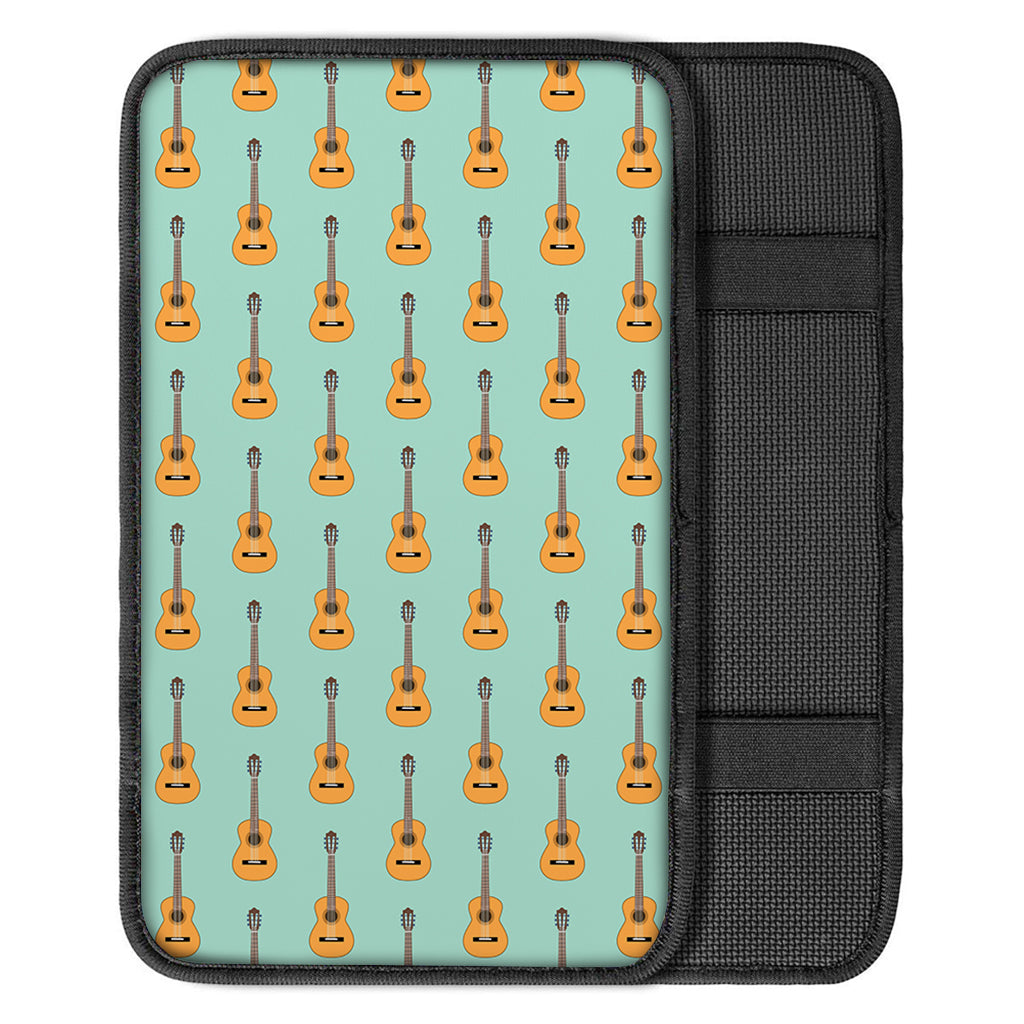 Classical Guitar Pattern Print Car Center Console Cover