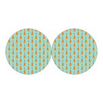 Classical Guitar Pattern Print Car Coasters