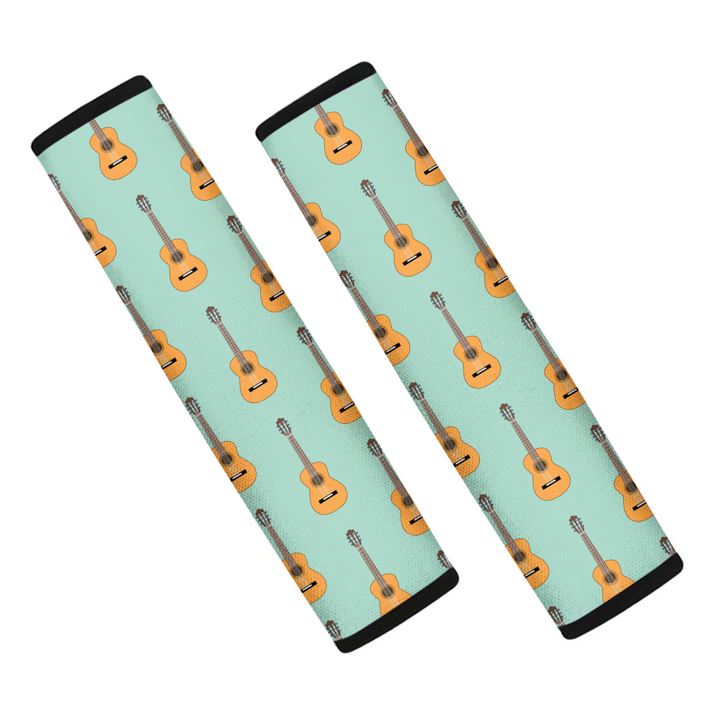 Classical Guitar Pattern Print Car Seat Belt Covers