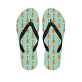 Classical Guitar Pattern Print Flip Flops