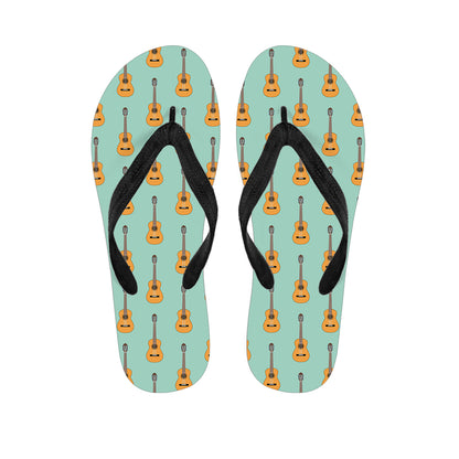 Classical Guitar Pattern Print Flip Flops