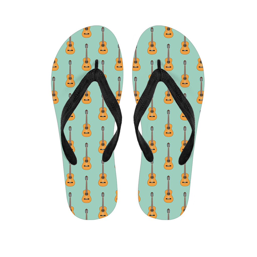 Classical Guitar Pattern Print Flip Flops
