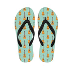 Classical Guitar Pattern Print Flip Flops