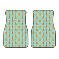 Classical Guitar Pattern Print Front Car Floor Mats